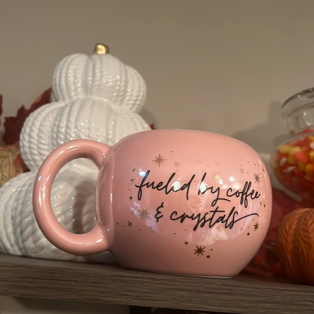 Fueled by coffee & crystals mug